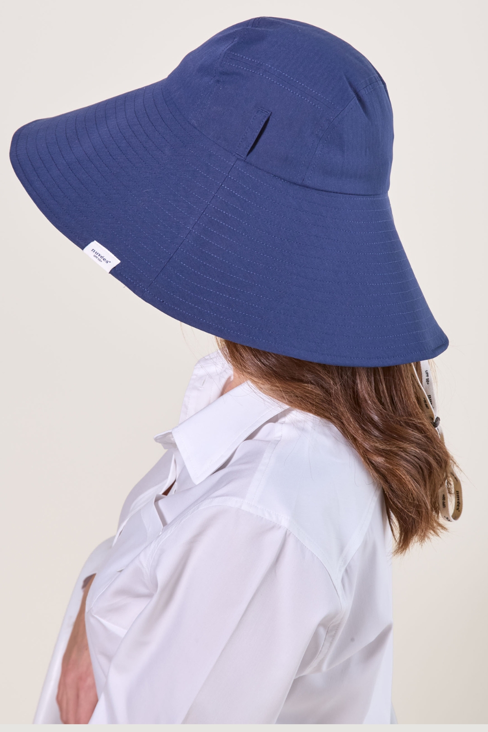 Chapeau anti-uv - femme - LA ROCHELLE - Bleu – Image 4