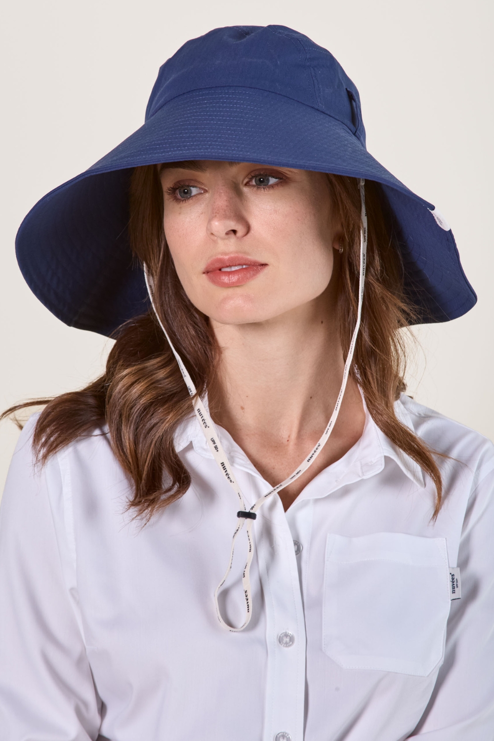Chapeau anti-uv - femme - LA ROCHELLE - Bleu – Image 3