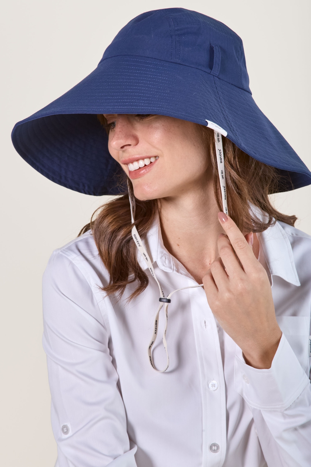 Chapeau anti-uv - femme - LA ROCHELLE - Bleu – Image 2